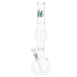 Preview: Glas Bong Green Line Glass Bong ca. 39 cm